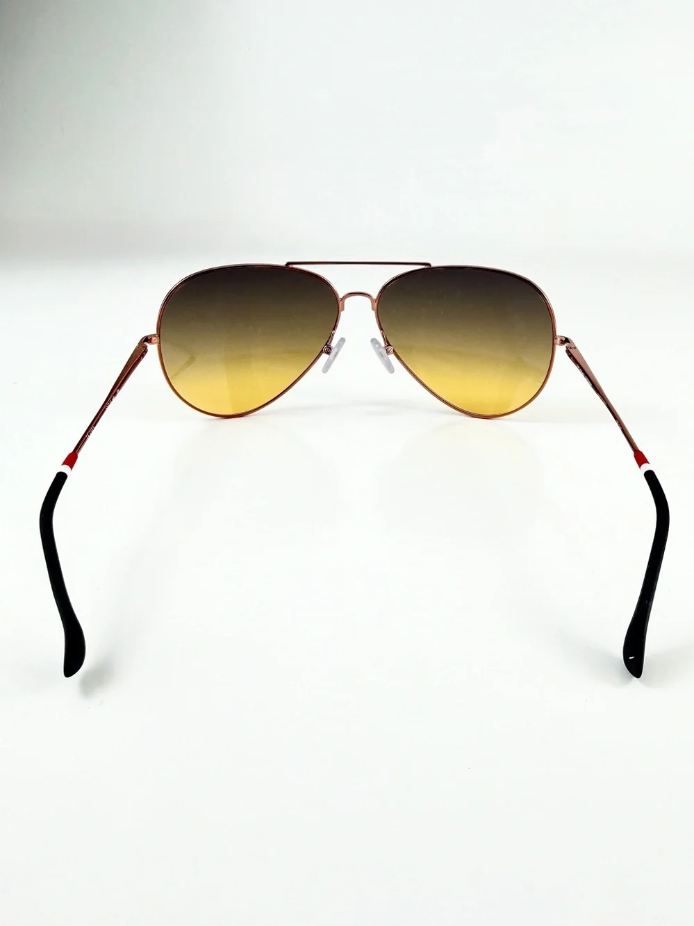 NWT Orlebar Brown x Linda Farrow Aviator Sunglasses OB10 C8 Rose Gold Full Set